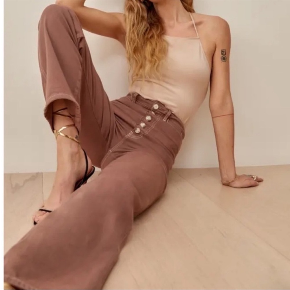 Reformation Lexi High rise Wide Leg jeans